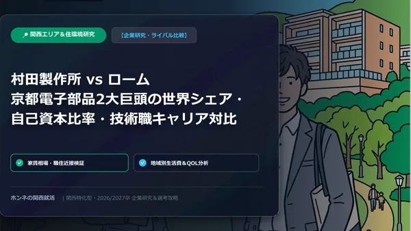 【大阪・梅田・北摂で働く】職住近接のリアル！家賃相場と通勤ラッシュを避ける住まい選び＆優良企業マップ