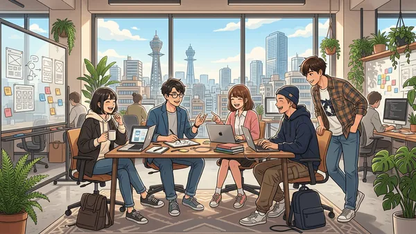 【スーツ不要・服装自由の関西企業】オフィスカジュアルから完全自由まで！自分らしく働けるIT・クリエイティブ・メーカー